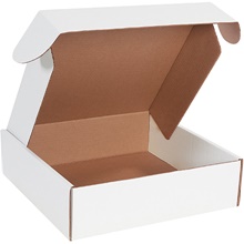 14 x 14 x 4" White Deluxe Literature Mailers image