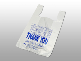 "Thank You" Pre-printed T-Shirt Bags image