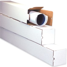 White Square Mailing Tubes image