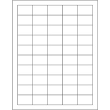 Glossy White Rectangle Laser Labels image
