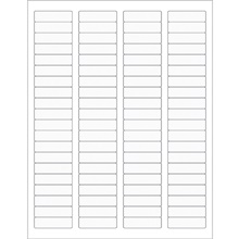 Clear Rectangle Laser Labels image