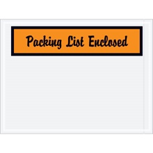 "Packing List Enclosed" (Panel Face-Script) Envelopes image