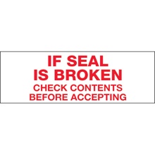 Tape Logic® Messaged - If Seal is Broken... image