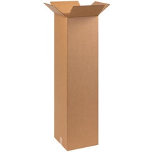 10 x 10 x 40" Tall Corrugated Boxes image