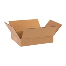 10 x 8 x 2" Flat Corrugated Boxes image