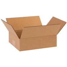 10 x 8 x 3" Flat Corrugated Boxes image