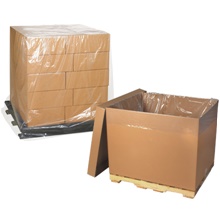 51 x 49 x 85"  - 2 Mil Clear Pallet Covers image