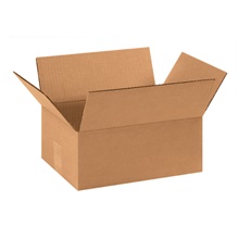 11 x 8 x 4" Flat Corrugated Boxes image