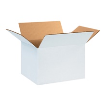 12 x 10 x 8" White Corrugated Boxes image