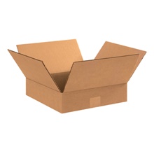 12 x 12 x 3" Flat Corrugated Boxes image