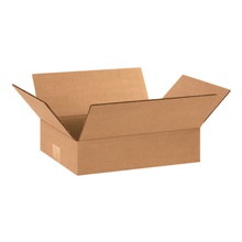 12 x 8 x 3" Flat Corrugated Boxes image