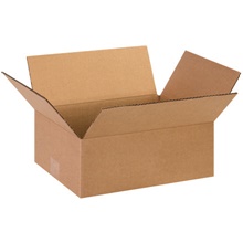 13 x 10 x 5" Flat Corrugated Boxes image