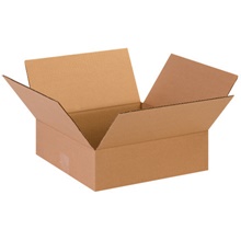 13 x 13 x 4" Flat Corrugated Boxes image