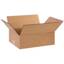 13 x 9 x 4" Flat Corrugated Boxes image