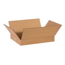 14 x 10 x 2" Flat Corrugated Boxes image