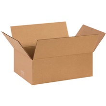 14 x 10 x 5" Flat Corrugated Boxes image