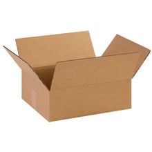 14 x 11 x 4 1/2" Flat Corrugated Boxes image