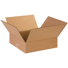 14 x 14 x 4" Flat Corrugated Boxes image