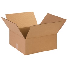 14 x 14 x 6" Flat Corrugated Boxes image