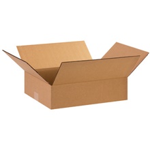 15 x 12 x 3" Flat Corrugated Boxes image