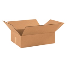 17 x 13 x 5" Flat Corrugated Boxes image