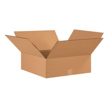 17 x 17 x 6" Flat Corrugated Boxes image