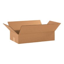 18 x 10 x 4" Flat Corrugated Boxes image