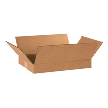 18 x 12 x 2"  Flat Corrugated Boxes image