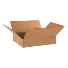 18 x 14 x 4" Flat Corrugated Boxes image