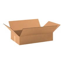 19 x 12 x 4" Flat Corrugated Boxes image