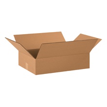 20 x 14 x 4" Flat Corrugated Boxes image