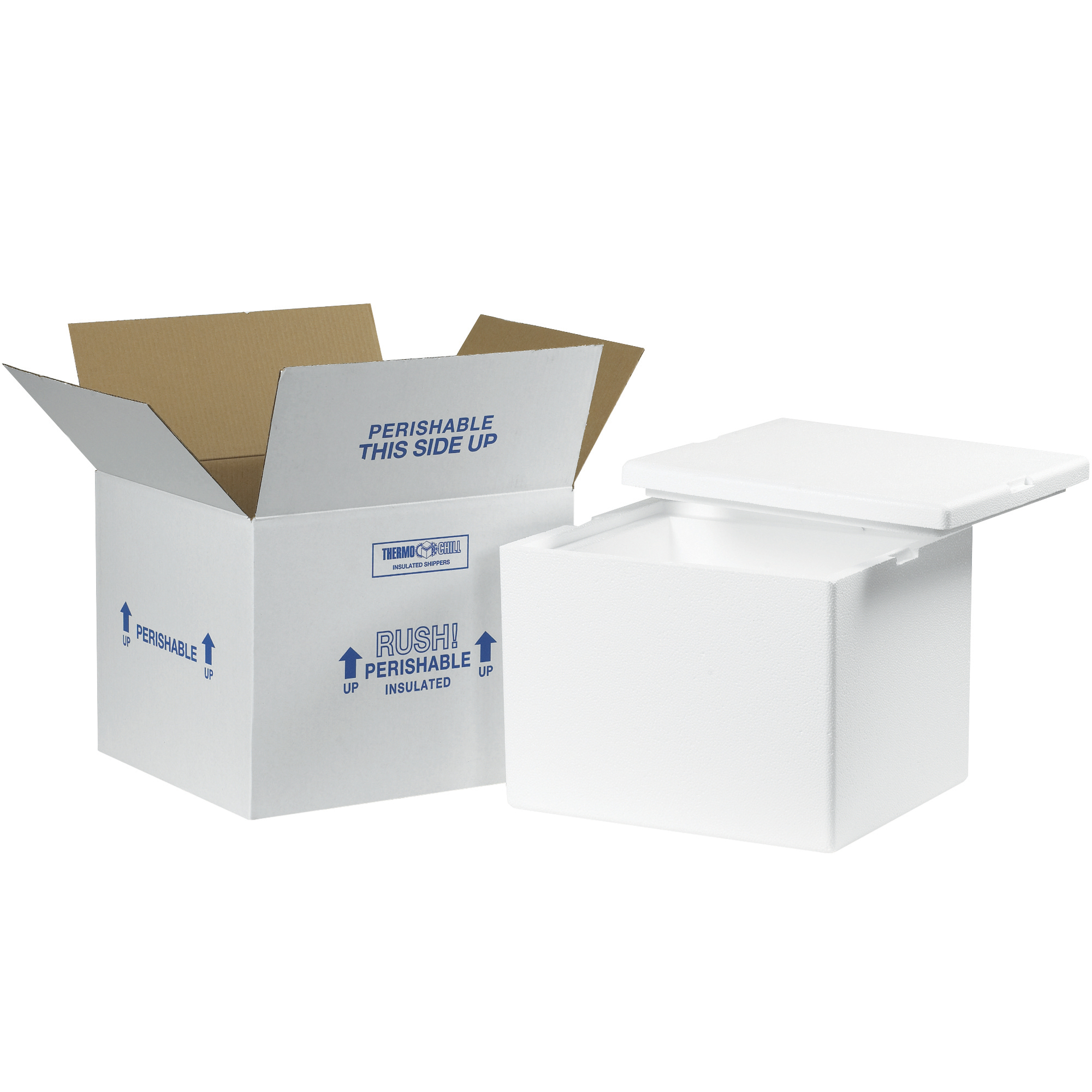 12 x 10 x 9" Insulated Shipper - 1 1/2" Thickness image