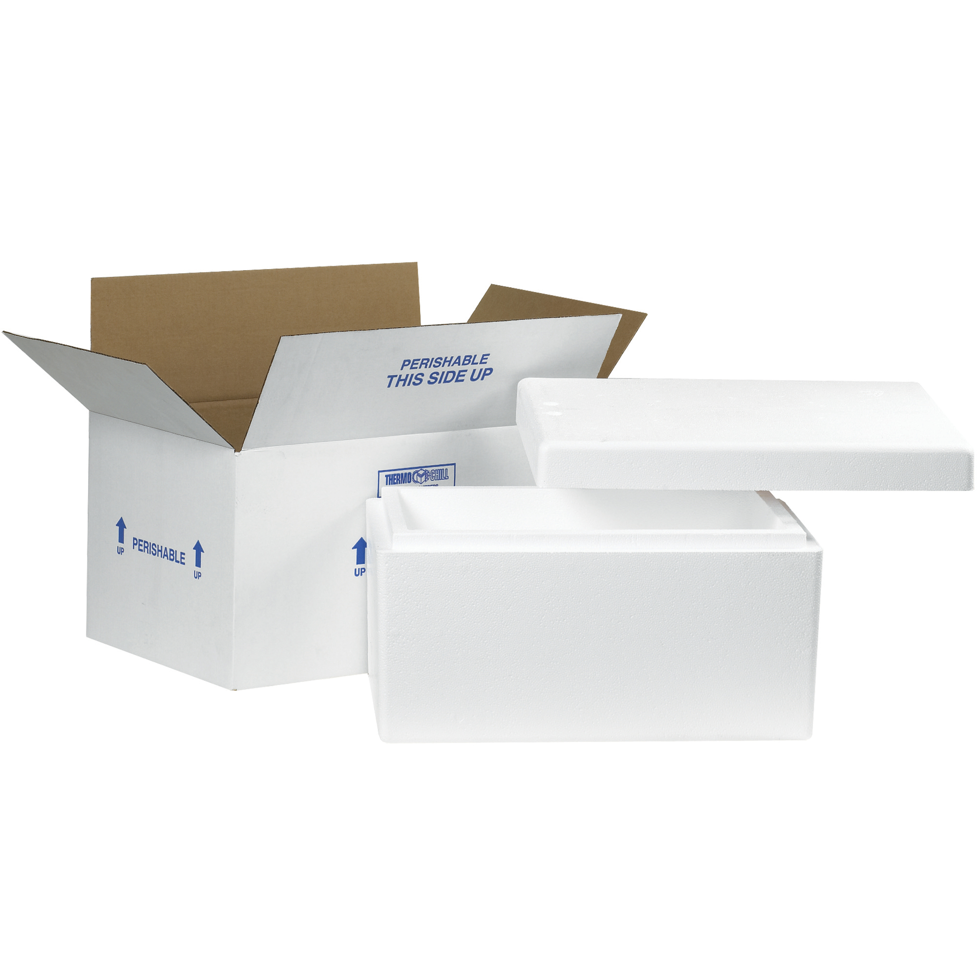 17 x 10 x 8 1/4 Insulated Shipper - 1 1/2" Thickness image