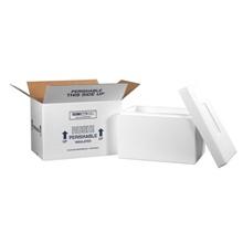 17 x 10 x 10 1/2" Insulated Shipping Kit image
