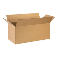 28 x 10 x 10" Long Corrugated Boxes image