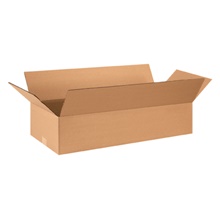 28 x 12 x 6" Flat Corrugated Boxes image