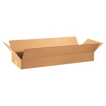 36 x 12 x 4" Flat Corrugated Boxes image