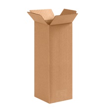 4 x 4 x 10" Tall Corrugated Boxes image