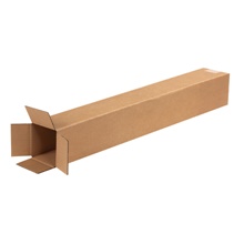 4 x 4 x 28" Tall Corrugated Boxes image