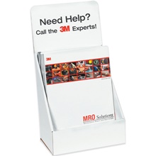 9 3/8 x 5 1/2 x 11 3/16" White Literature Counter Display image