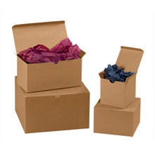 5 x 5 x 3" Kraft Gift Boxes image