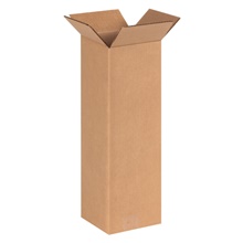 6 x 6 x 20" Tall Corrugated Boxes image