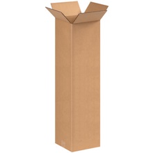 8 x 8 x 30" Tall Corrugated Boxes image