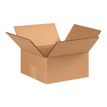 8 x 8 x 4" Flat Corrugated Boxes image