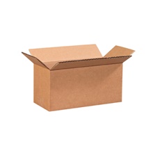 9 x 4 x 4" Long Corrugated Boxes image