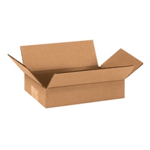 9 x 6 x 2" Flat Corrugated Boxes image