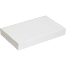 15 x 9 1/2 x 2" White Apparel Boxes image