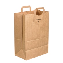 12 x 7 x 17" Flat Handle Grocery Bags image