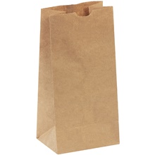 5 x 3 1/4 x 9 3/4" Kraft Hardware Bags image