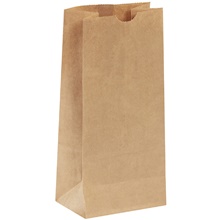 5 1/4 x 3 7/16 x 10 15/16" Kraft Hardware Bags image